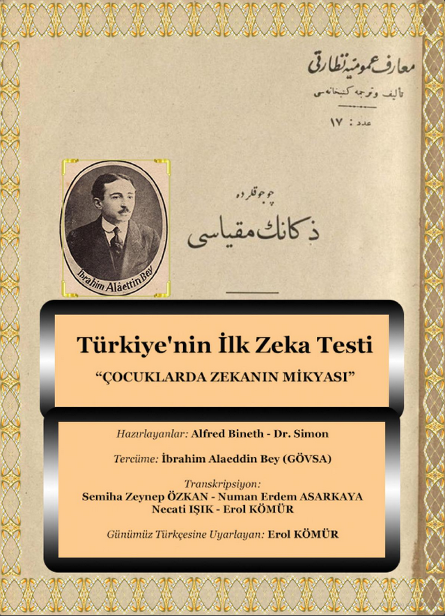 Türkiyenin İlk Zeka Testi Zekanın Mikyası Usulleri