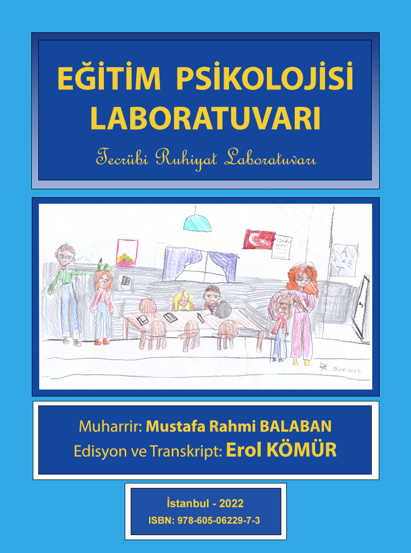 EĞİTİM PSİKOLOJİSİ LABORATUVARI - Tecrübi Ruhiyat Laboratuvarı