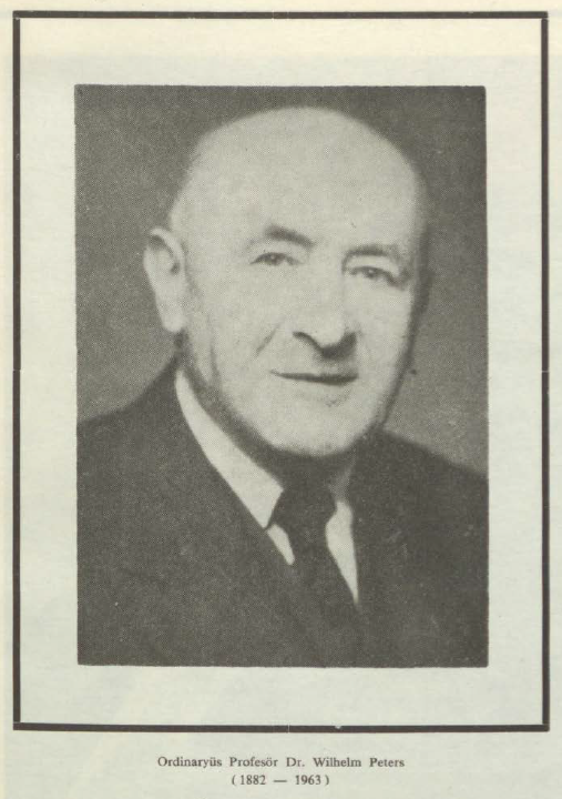 Prof. Wilhelm Peters 1882-1962